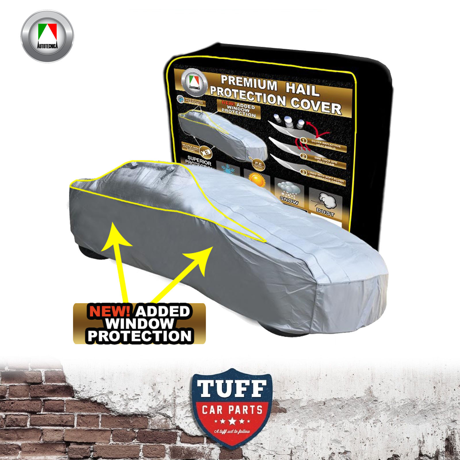 Heavy Duty Hail Storm Protection Car Cover Cold Heat Resist Large Size SUV  Wagon