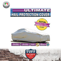 Autotecnica Ultimate Hail Protection Breathable Car Cover Silver For Ute 4x4 (5.2-5.4m)