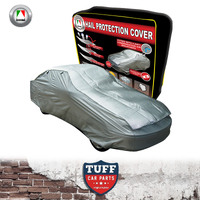 Autotecnica Hail Protection Breathable Car Cover Silver Medium 4x4 (Suits Up To 4.5m)