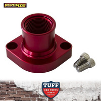 Ford 302 351 Cleveland V8 Aeroflow Performance Billet Thermostat Housing - Red