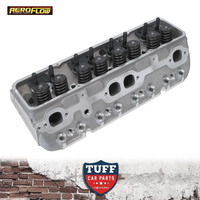 Small Block Chev 327 350 400 204cc Complete Aeroflow Performance Aluminium Cylinder Heads with 67cc Chamber (Pair)