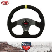 SASS Motorsport Drift Wheel ADR 13” Black Suede Flat bottom with Position Indicator