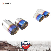 XForce Performance Stainless Steel Burnt Blue 4" Tips
