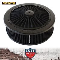 Aeroflow Black Full Flow Air Cleaner Assembly 9"� x 2-34"� with Washable Filter