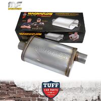 Magnaflow Stainless Steel 3" Muffler Oval Body 16" x 8" x 5" Centre Offset New