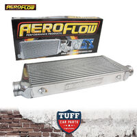 Aeroflow 600x300x76 Alloy Intercooler Polished with 3" Inlet Outlet AF90-1000