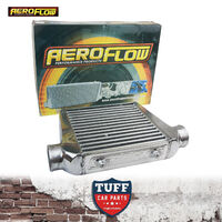Aeroflow 280x300x76 Alloy Intercooler Polished with 3" Inlet Outlet AF90-1002