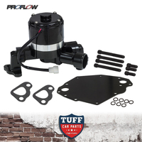 Proflow Black Aluminium Electric Water Pump 132 LPM (35 GPM) 12V for 302 351 Small Block Ford Cleveland BEW 5503