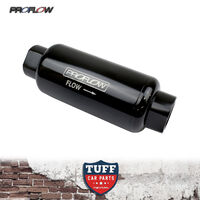 Proflow 40 Micron -8AN Black Billet Reusable Fuel Filter Stainless Element -8