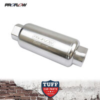 Proflow 40 Micron -8AN Silver Billet Reusable Fuel Filter Stainless Element -8