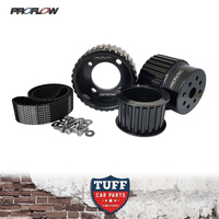 Proflow Black Billet Gilmer Belt Drive Kit for 4 & 5 Mazda Rotary Series Turbo