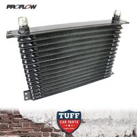 Proflow High Performance Engine Oil Cooler 15 Row 340 x 210 x 50 -10AN Fittings