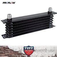 Proflow Auto Transmission Oil Cooler 7 Row 340 x 90 x 50 -10AN Fittings New