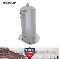 PROFLOW POLISHED 2.5LT FUEL SURGE TANK WITH -AN FITTINGS SUIT BOSCH 044 2.5L AN