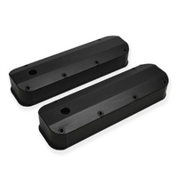 Proflow Valve Covers Tall Fabricated Aluminium Black Powder Coated for Ford Big Block 429 460 Pair