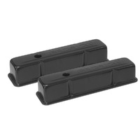 Proflow Valve Covers Tall Stamped Steel Black for Chevrolet Small Block Pair