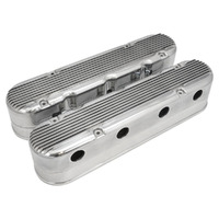 Proflow Valve Covers 4.25in Tall Cast Aluminium Natural Baffle for LS1 LS2 LS3 LS6 LS7 Chevrolet Holden Two-Piece
