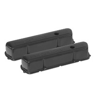 Proflow Valve Covers Tall Stamped Steel Black for Holden Commodore 253 308 Pair