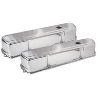 Proflow Valve Covers Tall Stamped Steel Chrome for Holden Commodore 253 308 Pair