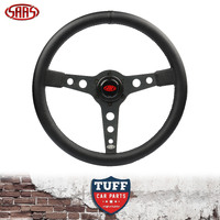 SASS Motorsport Retro 3-Spoke Steering Wheel ADR 14” Black Leatherette
