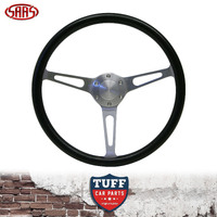 SAAS Classic Steering Wheel ADR 15" 380mm Brushed Alloy Slotted