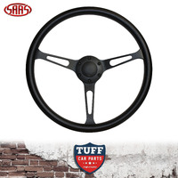 SASS Classic Steering Wheel ADR 15” Black Alloy Slotted