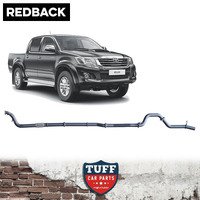 02/2005-10/2015 Toyota Hilux 3.0L D4D (Muffler, With Cat) Redback Performance Exhaust Turbo Back 