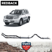 11/2007 - 09/2015 Toyota Landcruiser 200 Series 4.5L V8 (No Muffler, With Cat) Redback Performance Exhaust Turbo Back