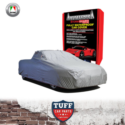 Autotecnica Stormguard Breathable Car Cover Silver For 4-Door Ute (Up To 5.4m)