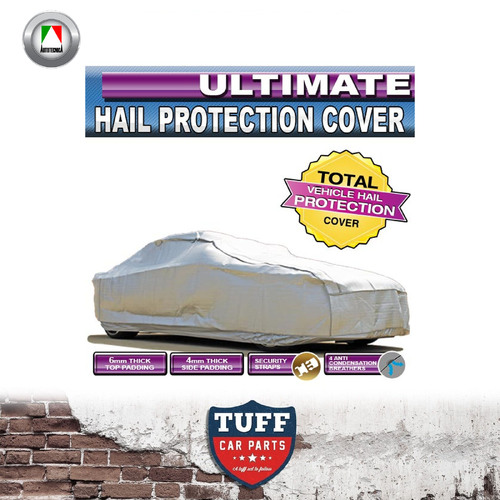Autotecnica Ultimate Hail Protection Breathable Car Cover Silver Medium (Suits Up To 4.44m)