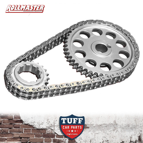 Ford Big Block 429-460ci V8 Gold Series Rollmaster Double Row Timing Chain Set With Torrington Bearing