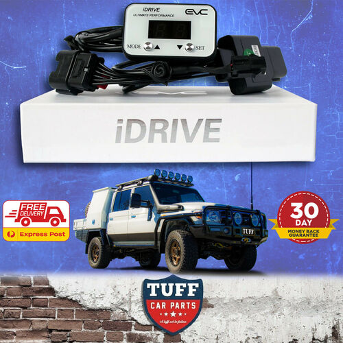 Toyota Landcruiser 76 78 79 Series 09-21 iDrive EVC Ultimate9 Electronic Throttle Controller with White Faceplate