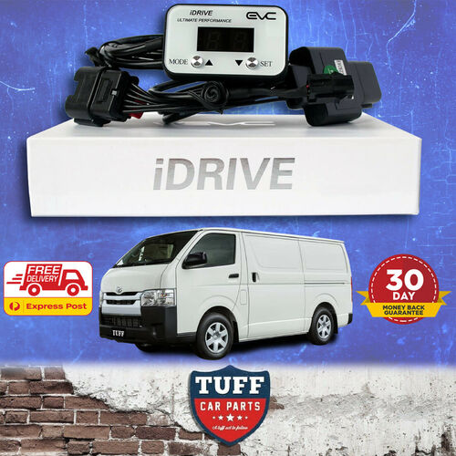 Toyota Hiace 2006 - 2019 iDrive EVC Ultimate9 Electronic Throttle Controller with White Faceplate
