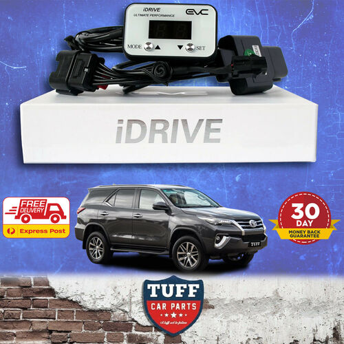 Toyota Fortuner 2015 - 2021 iDrive EVC Ultimate9 Electronic Throttle Controller with White Faceplate