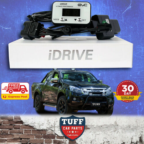 Isuzu D-MAX DMAX 2012 - 2021 iDrive EVC Ultimate9 Electronic Throttle Controller with White Faceplate