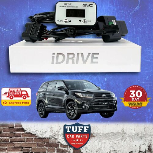 Toyota Kluger 2013 - 2021 iDrive EVC Ultimate9 Electronic Throttle Controller with White Faceplate