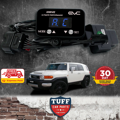 Toyota FJ Cruiser 11-2016 iDrive EVC Ultimate9 Electronic Throttle Controller with Black Faceplate