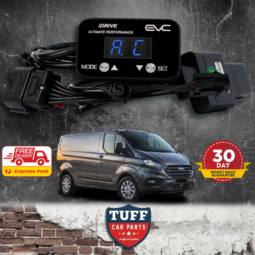 Ford Transit VO 2014-2021 iDrive EVC Ultimate9 Electronic Throttle Controller with Black Faceplate