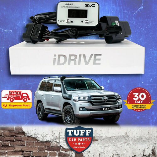 Toyota Landcruiser 200 Series 2007 - 2021 iDrive EVC Ultimate9 Electronic Throttle Controller with White Faceplate