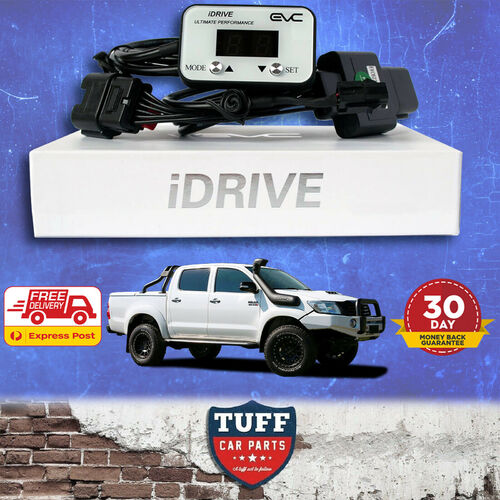Toyota Hilux KUN26 2005 - 2015 iDrive EVC Ultimate9 Electronic Throttle Controller with White Faceplate