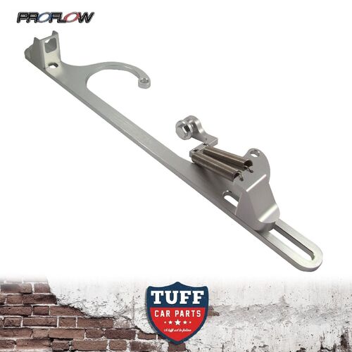 Proflow Billet Silver Throttle Cable Return Spring Bracket Holley 4150 Carby New