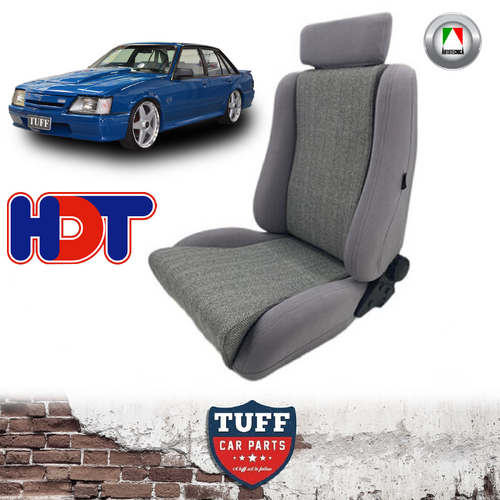 Autotecnica Scheel Style Bucket Seat for VK VL Holden Commodore HDT Brock SS Turbo Grey Combination