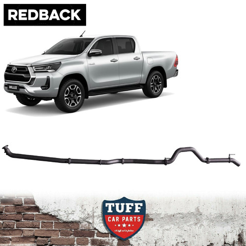 01/2015-ON Toyota Hilux 2.8L (No Muffler) Redback Performance Exhaust DPF Back 